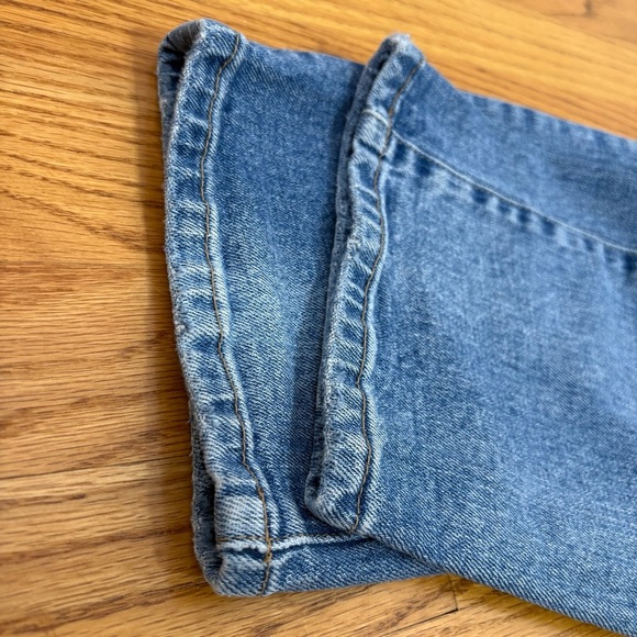 BLANK NYC The Baxter Ribcage Straight Leg High Rise Distressed Denim Jeans 28 6 - Picture 6 of 17